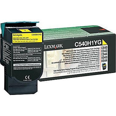 Lexmark C54X / X54X - Jaune - Haut Rendement