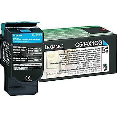 Lexmark C544 / X544 - Cyan - Extra Haut Rendement