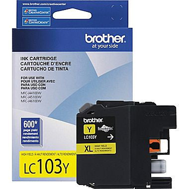 Brother LC103Y - Haut Rendement