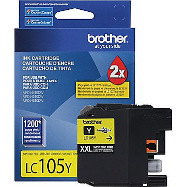 Brother LC105Y - Haut Rendement