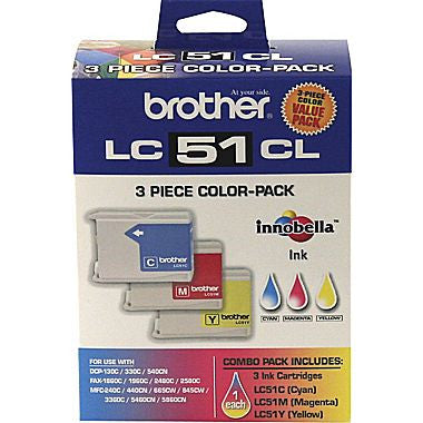 Brother LC513PKS - Paquet de 3